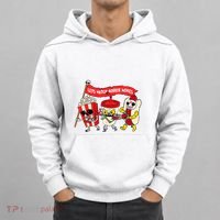 Lets Watch Horror Movies Funny Halloween Costume Spooky Hoodie thumb 0