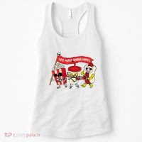 Lets Watch Horror Movies Funny Halloween Costume Spooky Women's Tank Top thumb 0