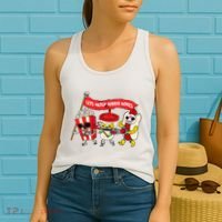 Lets Watch Horror Movies Funny Halloween Costume Spooky Women's Tank Top thumb 2