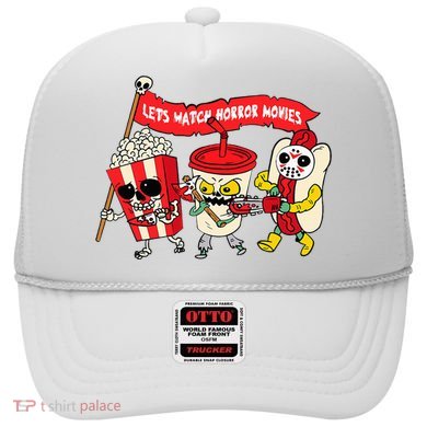 Lets Watch Horror Movies Funny Halloween Costume Spooky Hat