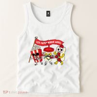 Lets Watch Horror Movies Funny Halloween Costume Spooky Tank Top thumb 2