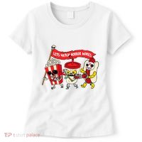 Lets Watch Horror Movies Funny Halloween Costume Spooky Women's T-Shirt thumb 0