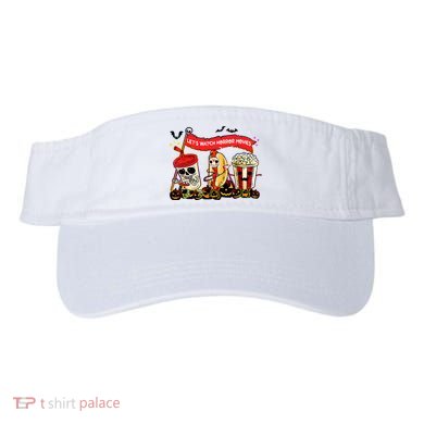 Lets Watch Horror Movies Halloween Funny Ghost Skeleton Visor