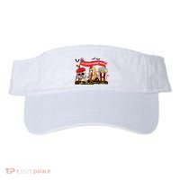 Lets Watch Horror Movies Halloween Funny Ghost Skeleton Visor thumb 0