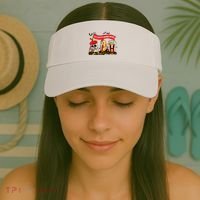 Lets Watch Horror Movies Halloween Funny Ghost Skeleton Visor thumb 2