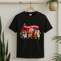 Lets Watch Horror Movies Halloween Funny Ghost Skeleton T-Shirt thumb 2