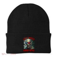 Lets Watch Horror Movies Scary Zombie Halloween Beanie thumb 0