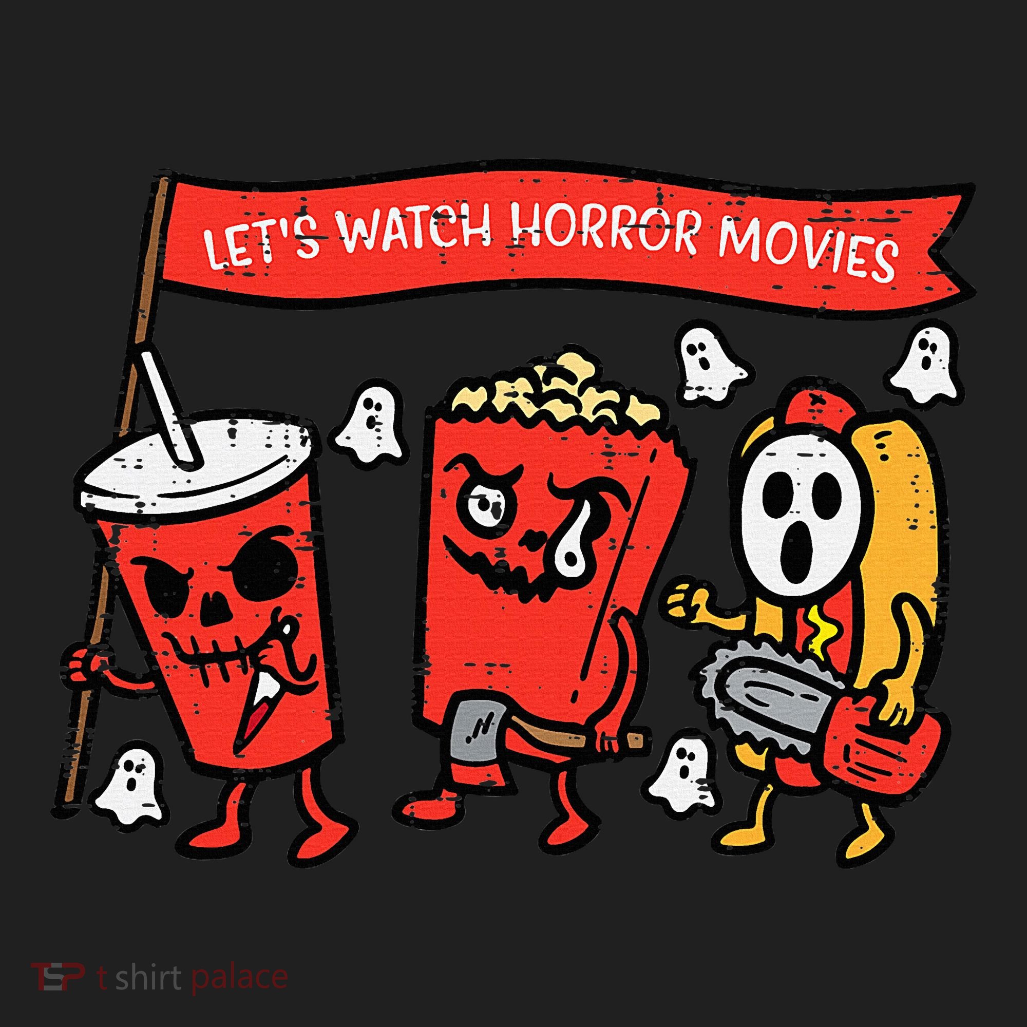 LetS Watch Horror Movies Funny Halloween Beanie