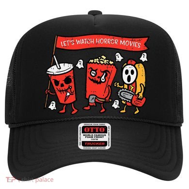 LetS Watch Horror Movies Funny Halloween Hat