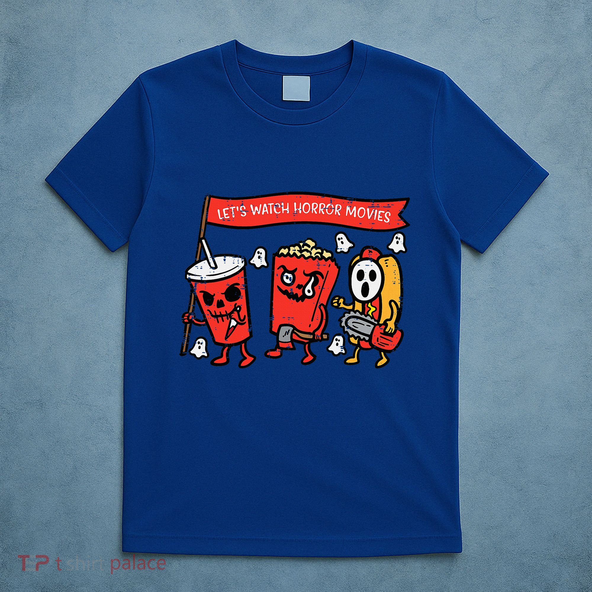 LetS Watch Horror Movies Funny Halloween T-Shirt