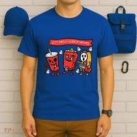 LetS Watch Horror Movies Funny Halloween T-Shirt thumb 6