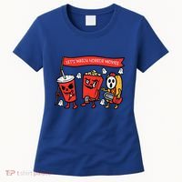 LetS Watch Horror Movies Funny Halloween Women's T-Shirt thumb 0