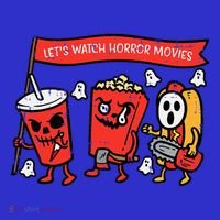 LetS Watch Horror Movies Funny Halloween Women's T-Shirt thumb 6