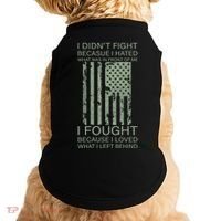 Fight For Your Loved Ones Veteran Doggie Tank thumb 0