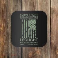 Fight For Your Loved Ones Veteran Coaster thumb 0