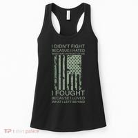 Fight For Your Loved Ones Veteran Women's Tank Top thumb 0
