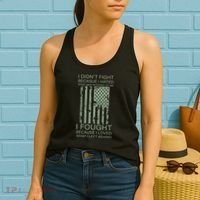 Fight For Your Loved Ones Veteran Women's Tank Top thumb 2