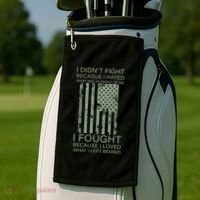 Fight For Your Loved Ones Veteran Golf Towel thumb 2