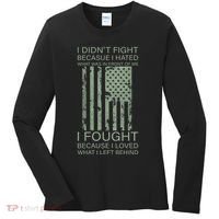 Fight For Your Loved Ones Veteran Women's Long Sleeve Shirt thumb 0