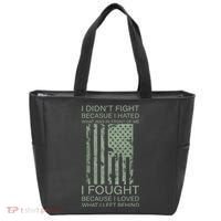 Fight For Your Loved Ones Veteran Tote Bag thumb 0