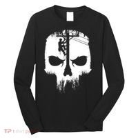 Lineman Worker Journeyman Skull Line Man Patriotic Labor Day Long Sleeve Shirt thumb 0