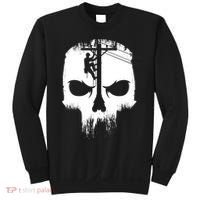 Lineman Worker Journeyman Skull Line Man Patriotic Labor Day Sweatshirt thumb 0