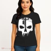 Lineman Worker Journeyman Skull Line Man Patriotic Labor Day Women's T-Shirt thumb 4