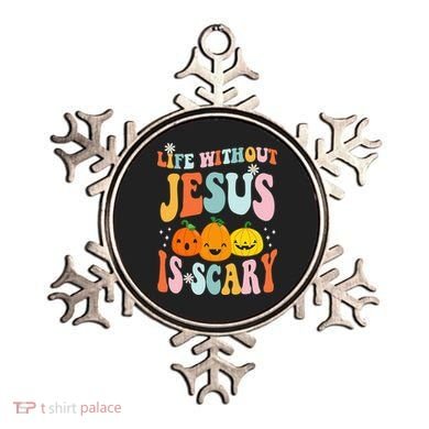 Life Without Jesus is Scary Fall Christian Halloween Jesus Ornament
