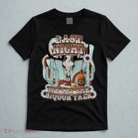 LastNight We Let The Liquor Talk, Cow Skull Western Country T-Shirt thumb 5