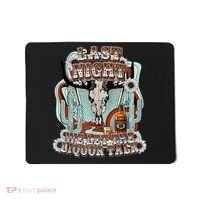 LastNight We Let The Liquor Talk, Cow Skull Western Country Mousepad thumb 0