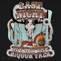 LastNight We Let The Liquor Talk, Cow Skull Western Country Women's Tank Top thumb 5