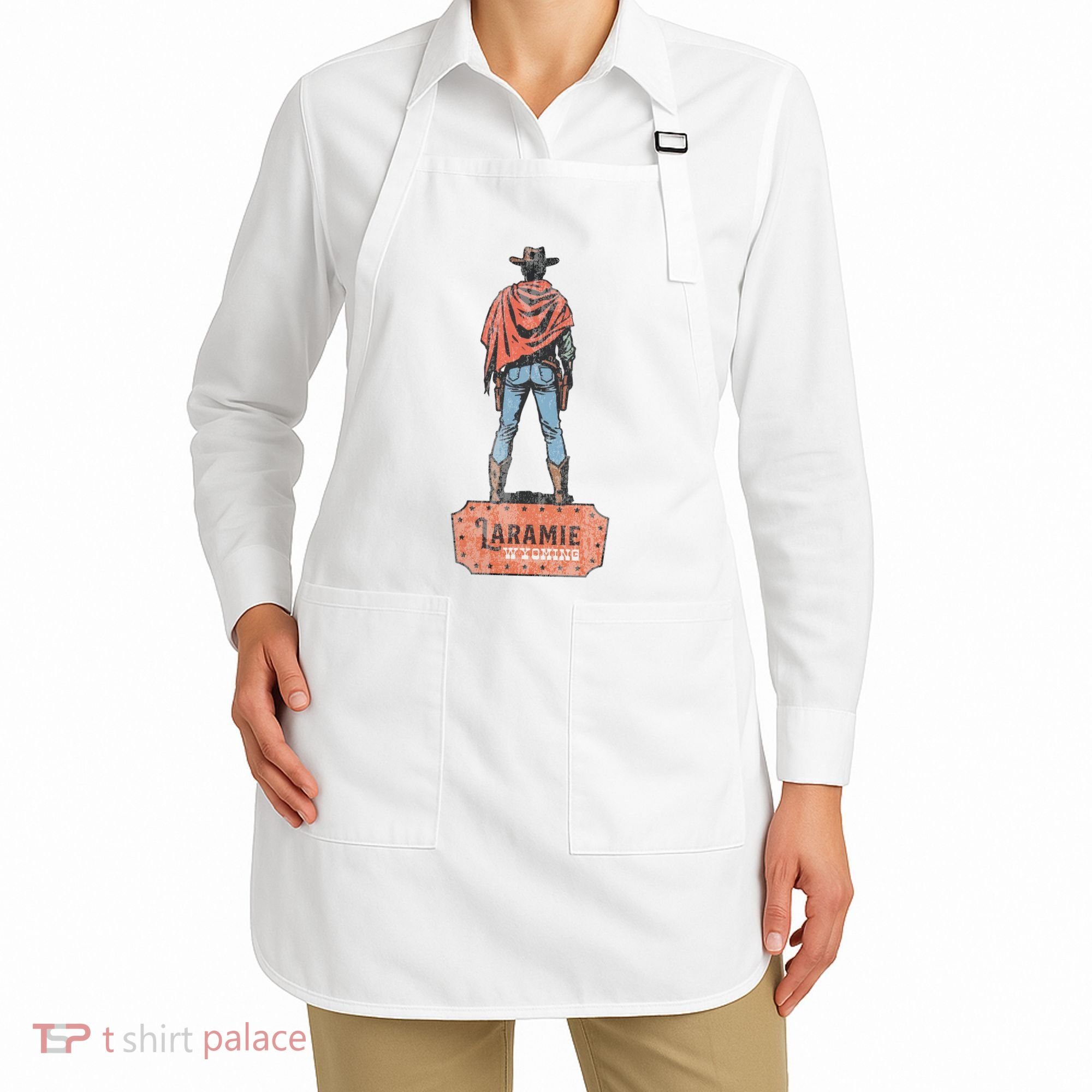 Laramie Wyoming Apron