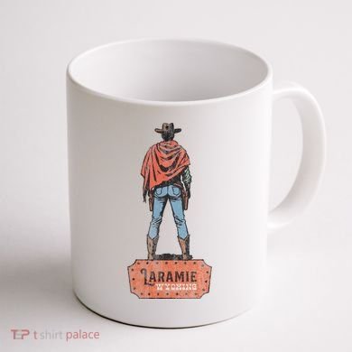 Laramie Wyoming Coffee Mug back