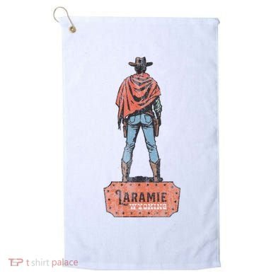 Laramie Wyoming Golf Towel