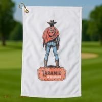 Laramie Wyoming Golf Towel thumb 1
