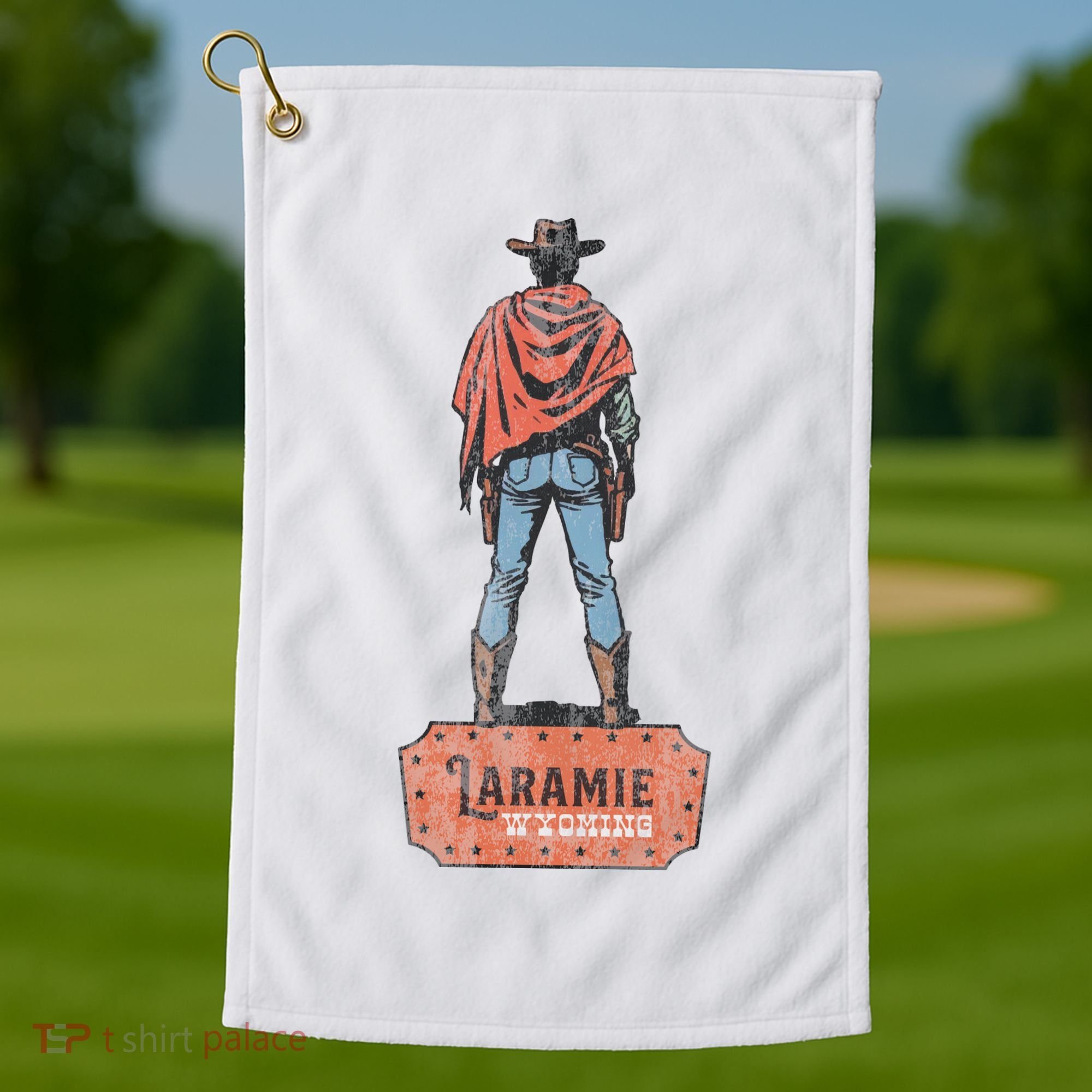 Laramie Wyoming Golf Towel