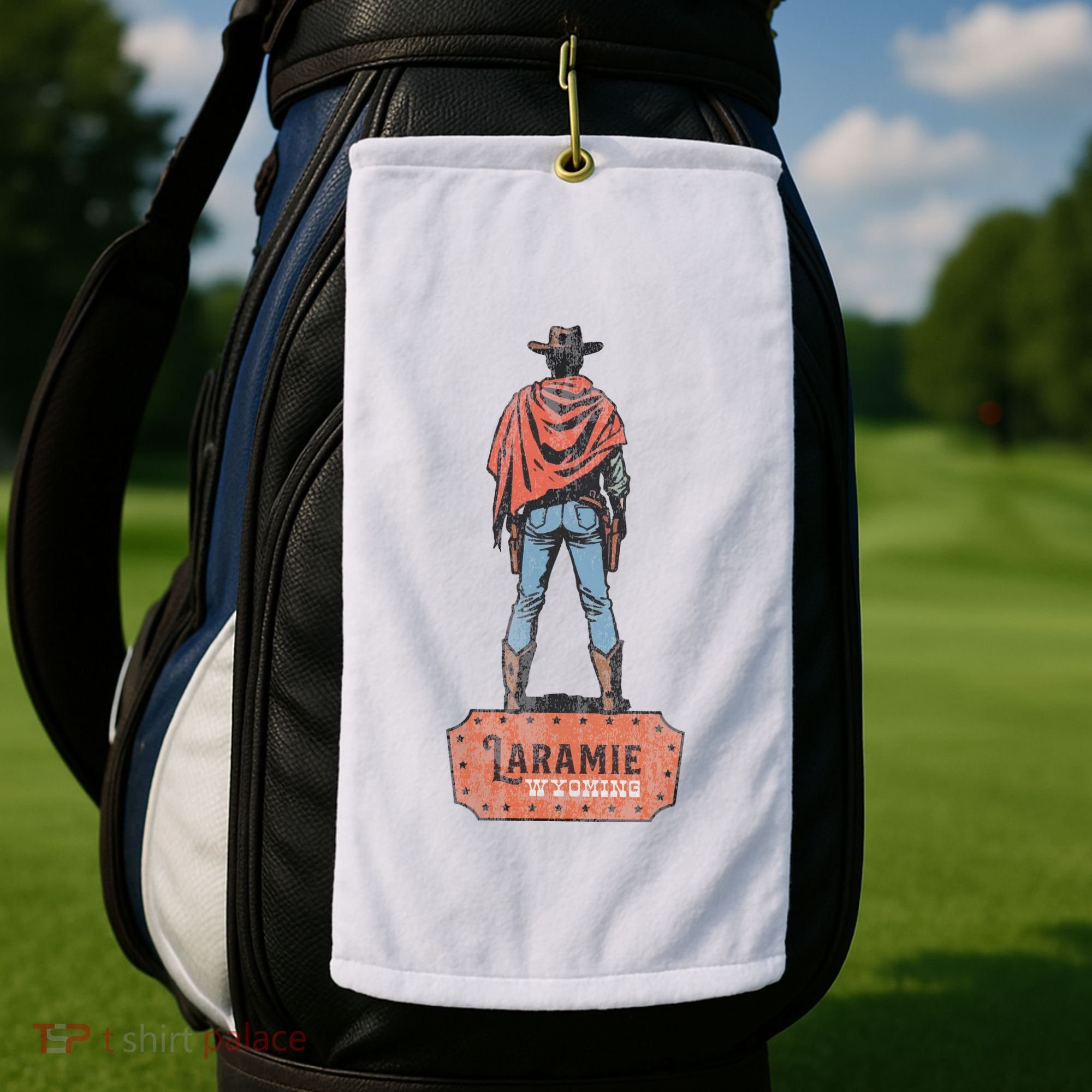 Laramie Wyoming Golf Towel