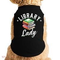 Library Workers Library Lady Librarians School Librarians Gift Doggie Tank thumb 0