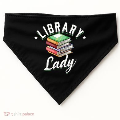 Library Workers Library Lady Librarians School Librarians Gift USA-Made Doggie Bandana