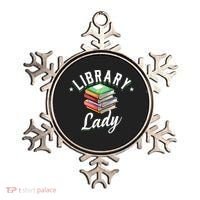 Library Workers Library Lady Librarians School Librarians Gift Ornament thumb 0