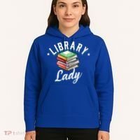 Library Workers Library Lady Librarians School Librarians Gift Hoodie thumb 5