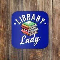 Library Workers Library Lady Librarians School Librarians Gift Coaster thumb 0