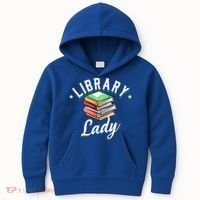 Library Workers Library Lady Librarians School Librarians Gift Kids Hoodie thumb 0