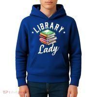 Library Workers Library Lady Librarians School Librarians Gift Kids Hoodie thumb 4