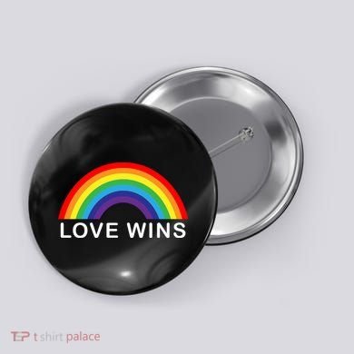 Love Wins Lgbtq Pride Month Rainbow Button