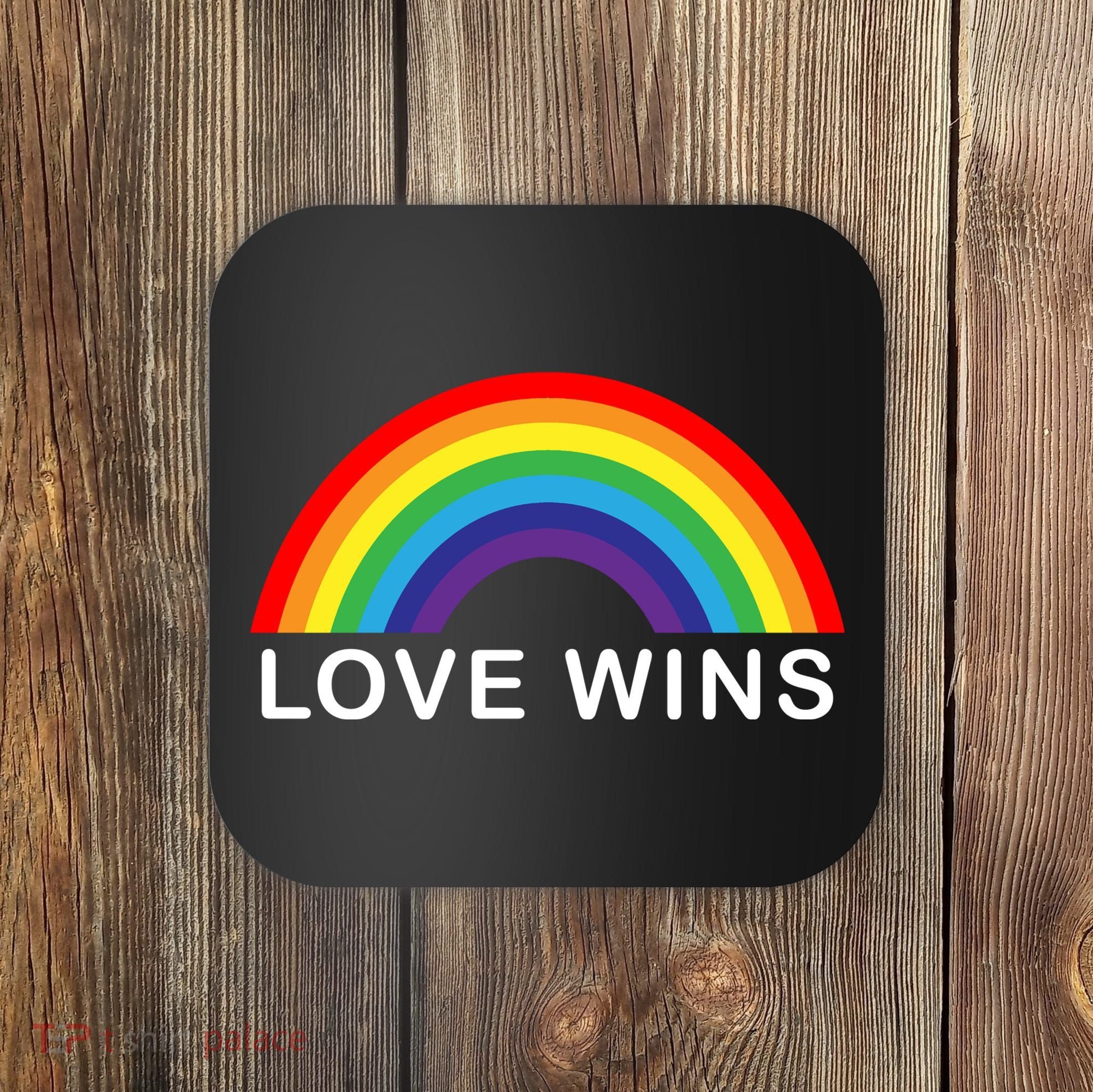 Love Wins Lgbtq Pride Month Rainbow Coaster