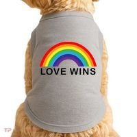 Love Wins Lgbtq Pride Month Rainbow Doggie Tank thumb 0