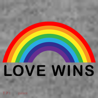 Love Wins Lgbtq Pride Month Rainbow Doggie Tank thumb 3
