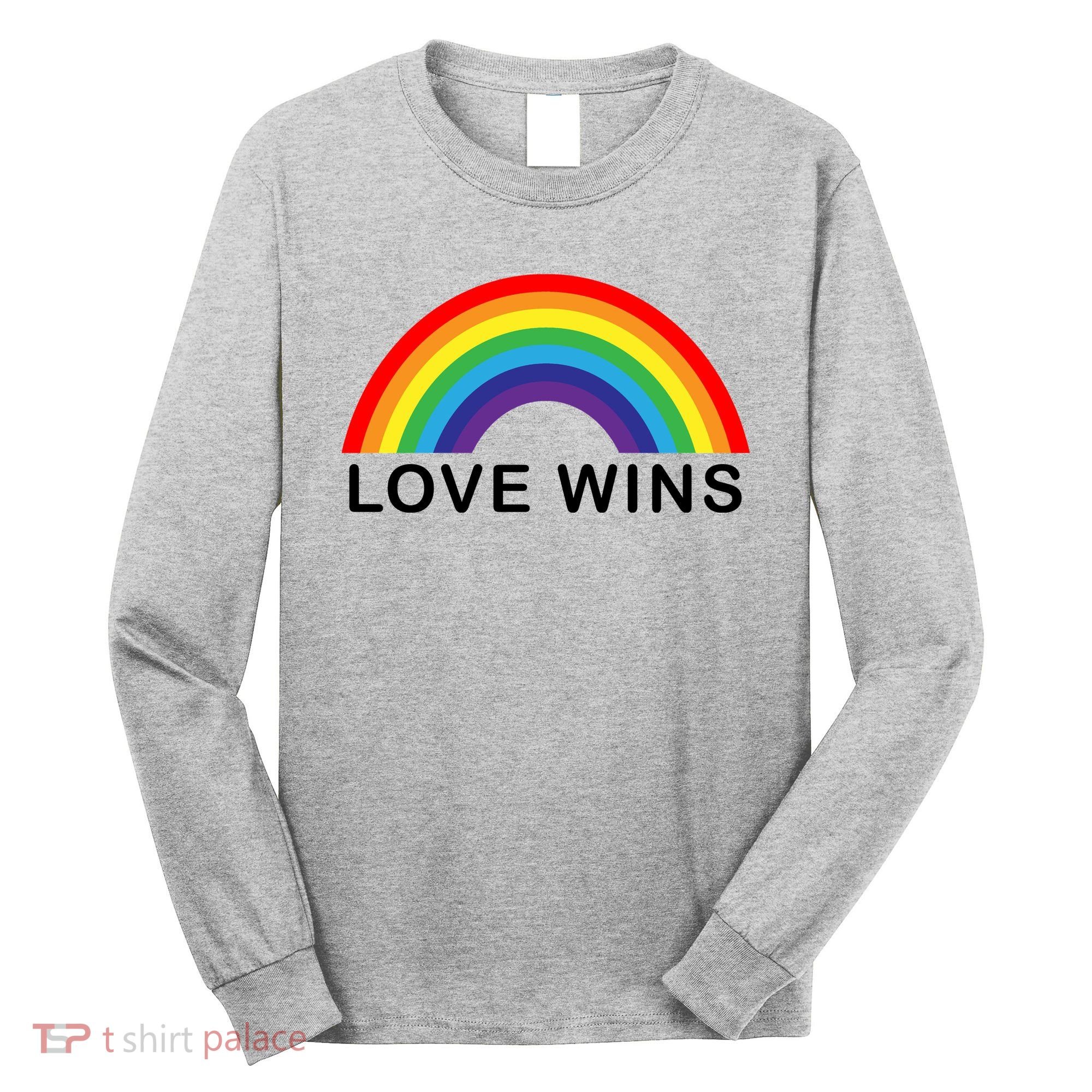 Love Wins Lgbtq Pride Month Rainbow Long Sleeve Shirt
