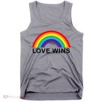 Love Wins Lgbtq Pride Month Rainbow Tank Top thumb 0